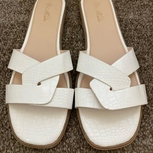 White Sandals
